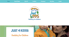 Desktop Screenshot of just4kiddsdentistry.com